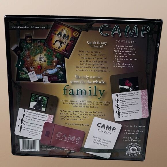Camp Board Game by Education Outdoors Ages 5+ - Picture 3 of 5